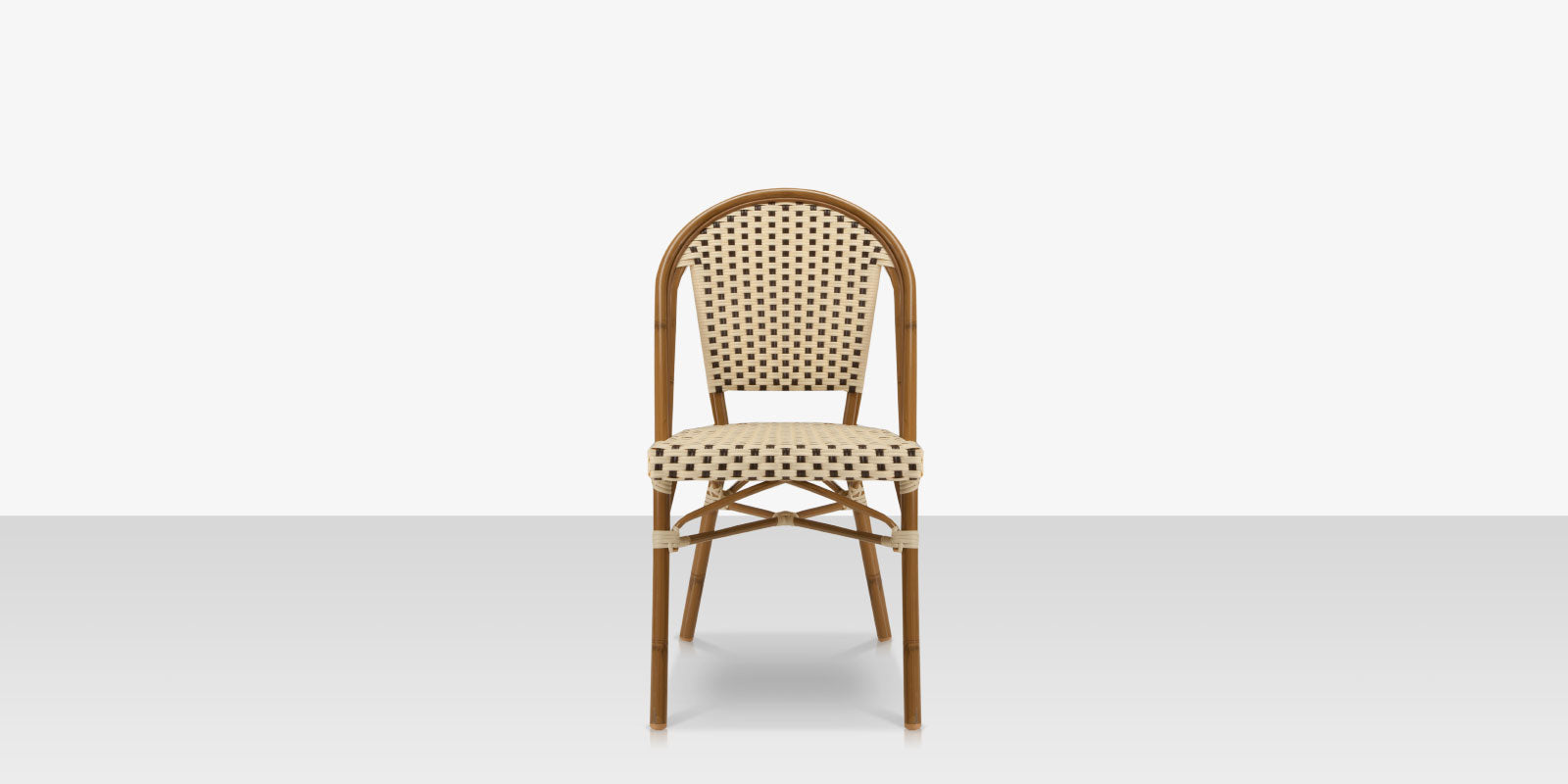 DecoScapes Paris Aluminum Stackable Dining Side Chair