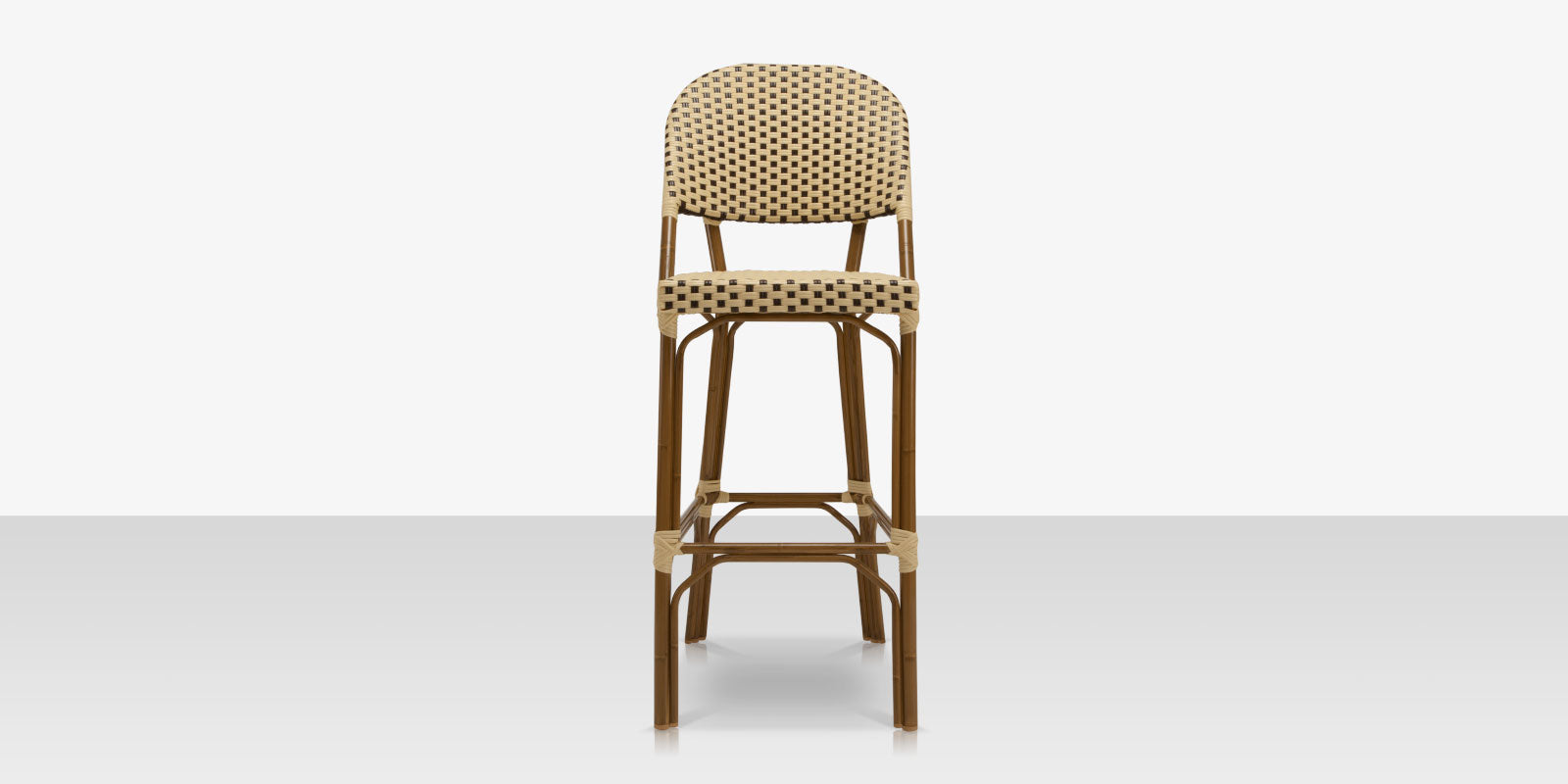 DecoScapes Paris Aluminum Stackable Bar Side Chair
