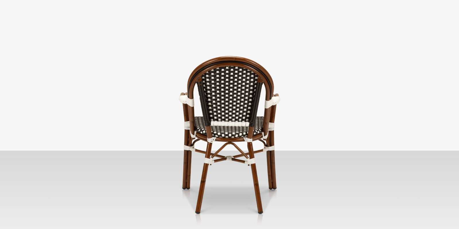 DecoScapes Paris Aluminum Stackable Dining Arm Chair