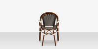 DecoScapes Paris Aluminum Stackable Dining Arm Chair