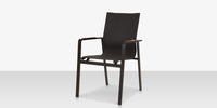 DecoScapes Tide Aluminum Sling Dining Arm Chair