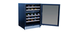 TrueFlame 24" Outdoor Rated Dual Zone Wine Cooler