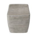 Sunpan Ledger Stool in Ash Grey Wood Look / Black / White