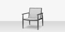 DecoScapes Furniture Danish Aluminum Sling Strap Lounge Chair
