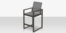 DecoScapes Iconic Aluminum Sling XL Bar Arm Chair