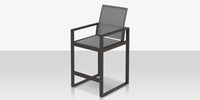 DecoScapes Iconic Aluminum Sling XL Bar Arm Chair