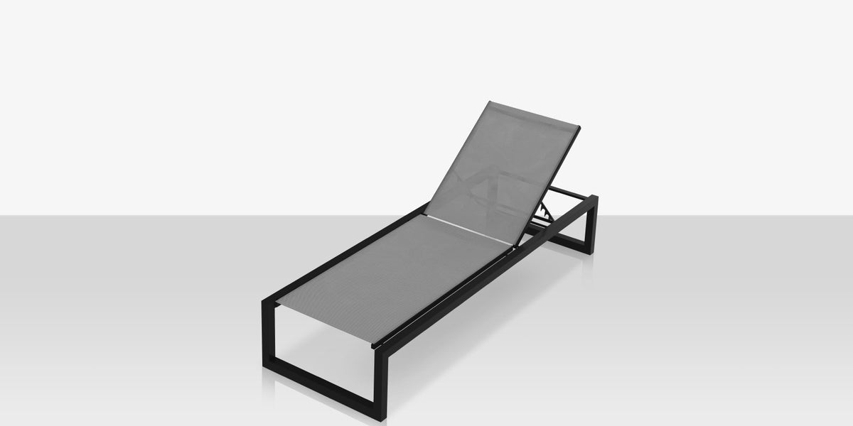 DecoScapes Iconic Aluminum Sling Dining Arm Chair