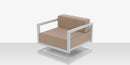 DecoScapes Iconic Aluminum Swivel Club Chair