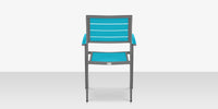 DecoScapes Napa Easton Aluminum Dining Arm Chair