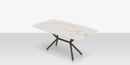 DecoScapes Oliver Emerald Rimless Porcelain Dining Table - Small