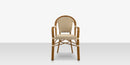 DecoScapes Paris Aluminum Stackable Dining Arm Chair