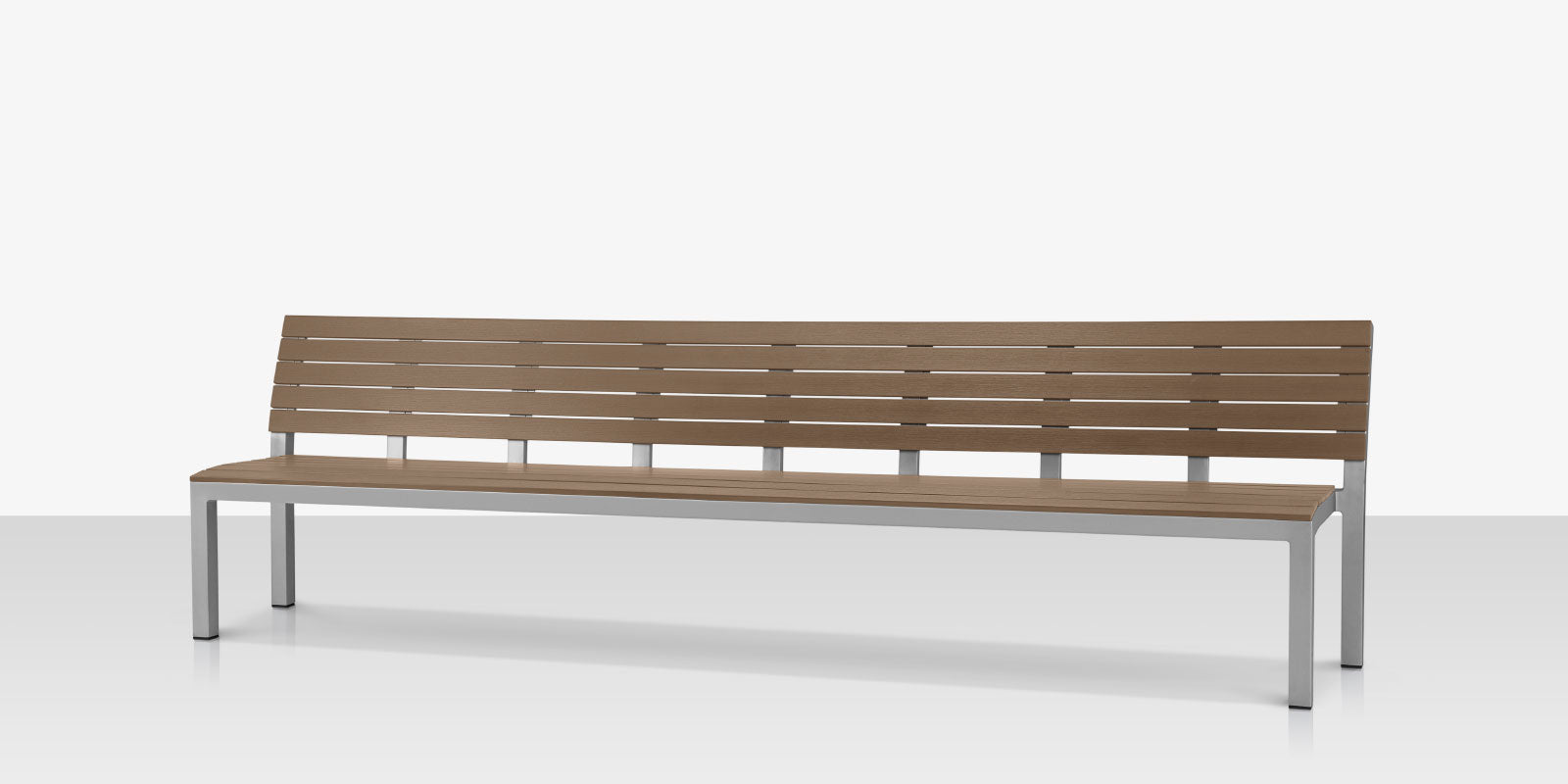 DecoScapes Vienna 6' Highback Bench - Black