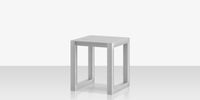 DecoScapes Iconic Aluminum Small 18'' Wide Square Side Table