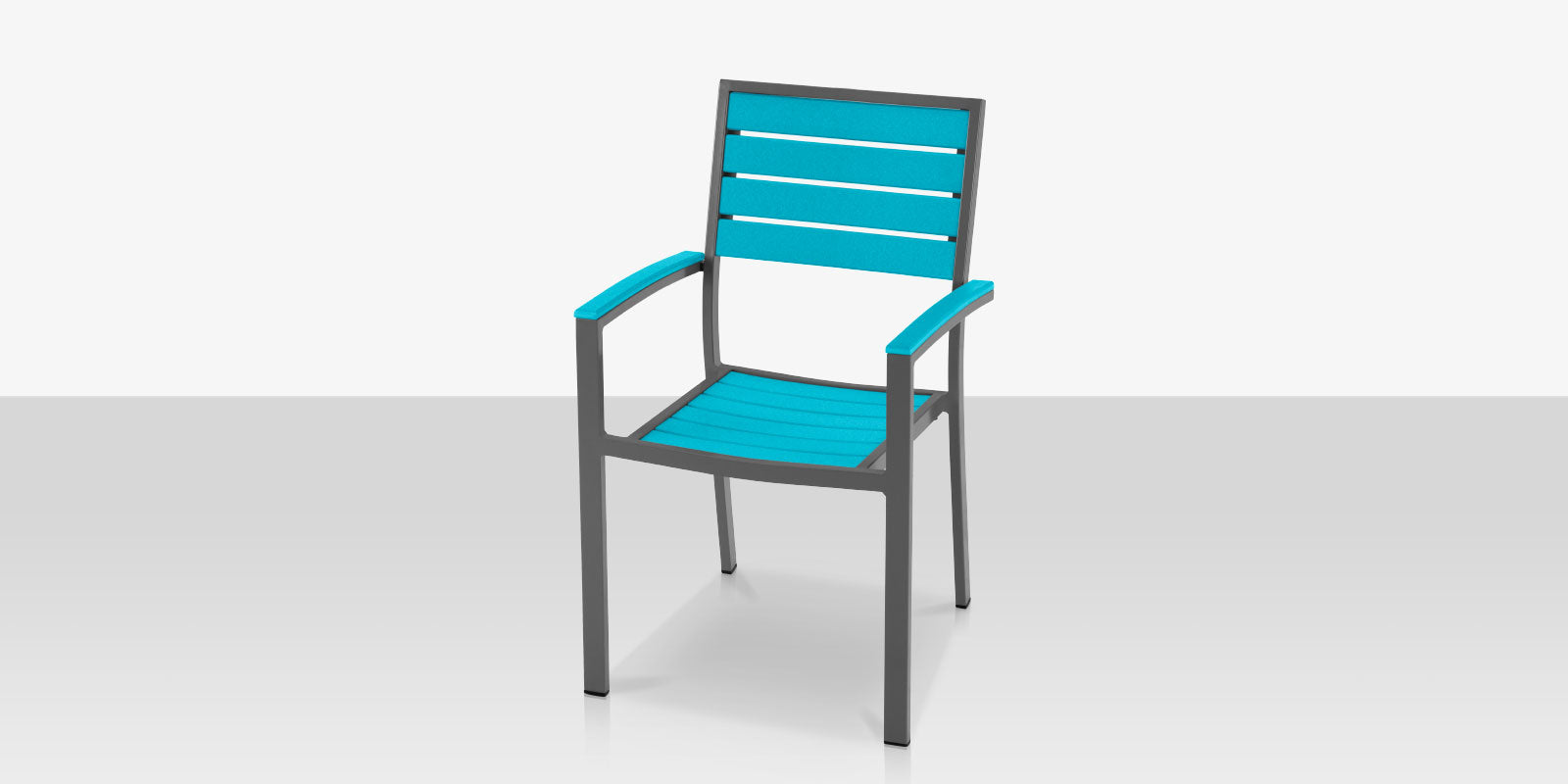 DecoScapes Napa Easton Aluminum Dining Arm Chair