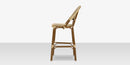 DecoScapes Paris Aluminum Stackable Bar Side Chair