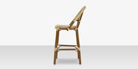 DecoScapes Paris Aluminum Stackable Bar Side Chair