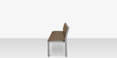 DecoScapes Vienna 6' Highback Bench - Black