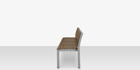 DecoScapes Vienna 6' Highback Bench - Black