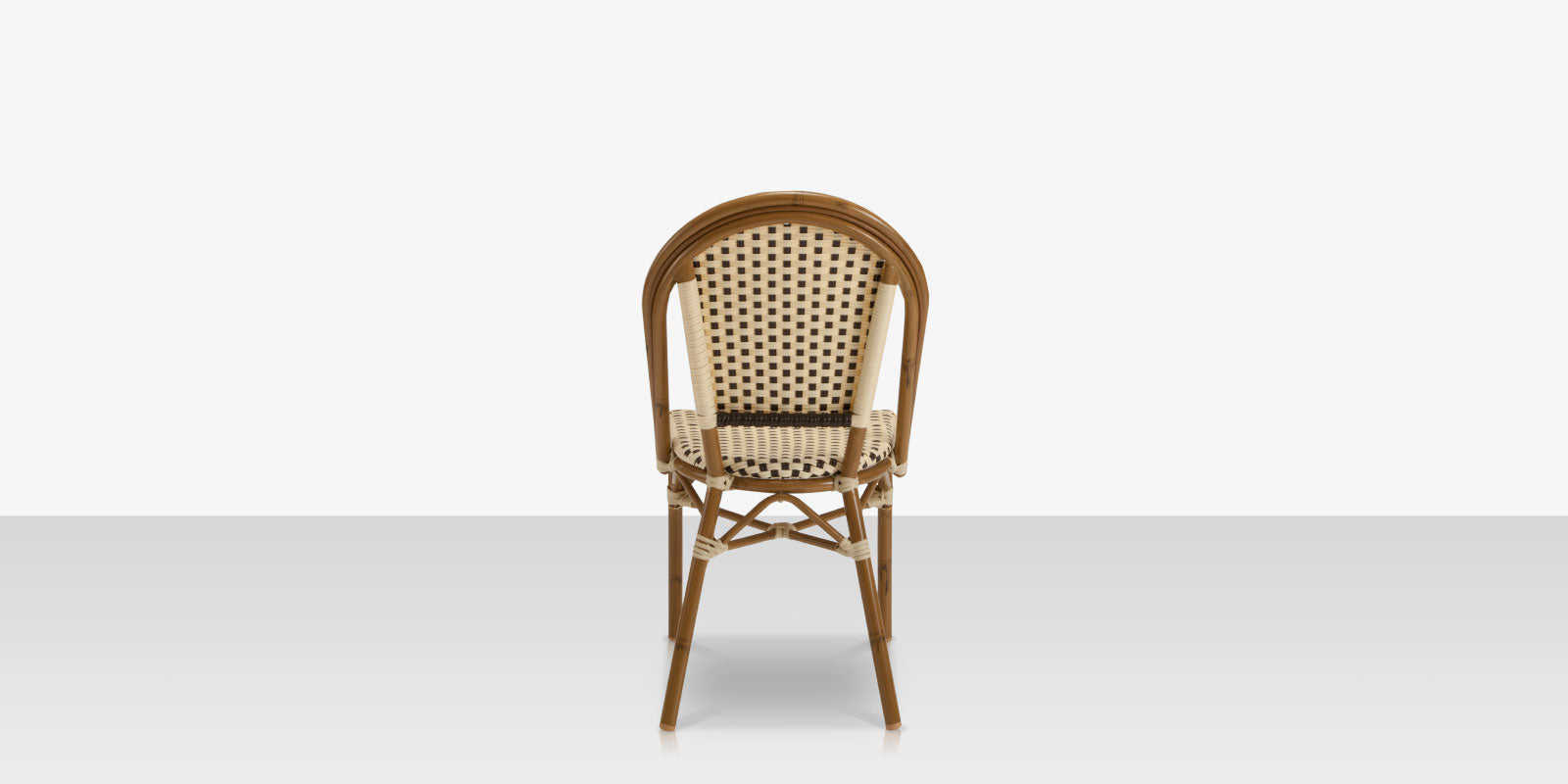 DecoScapes Paris Aluminum Stackable Dining Side Chair
