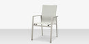 DecoScapes Tide Aluminum Sling Dining Arm Chair