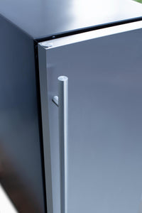 TrueFlame 15" Outdoor Rated Fridge With Stainless Door