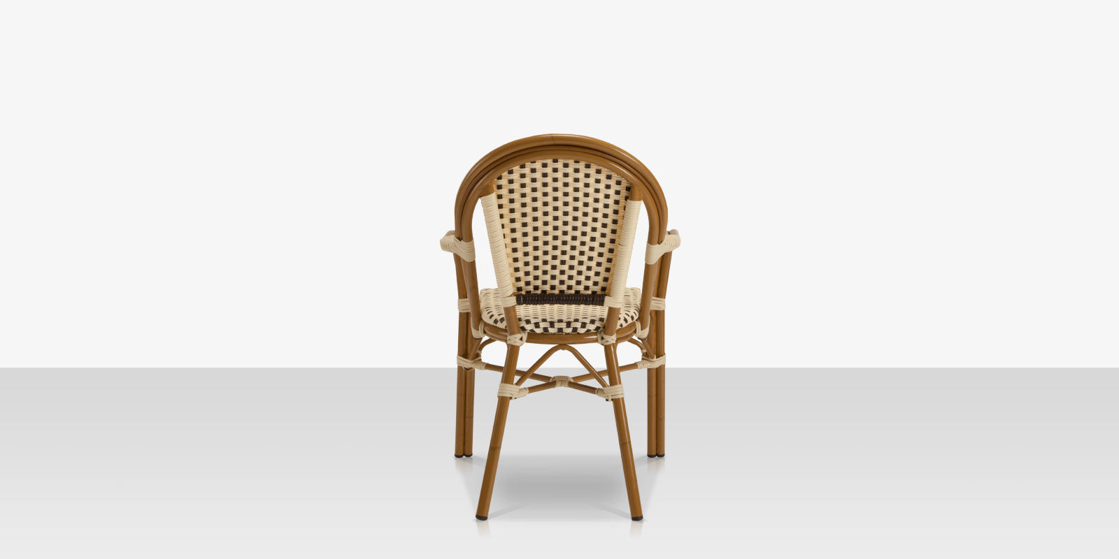 DecoScapes Paris Aluminum Stackable Dining Arm Chair