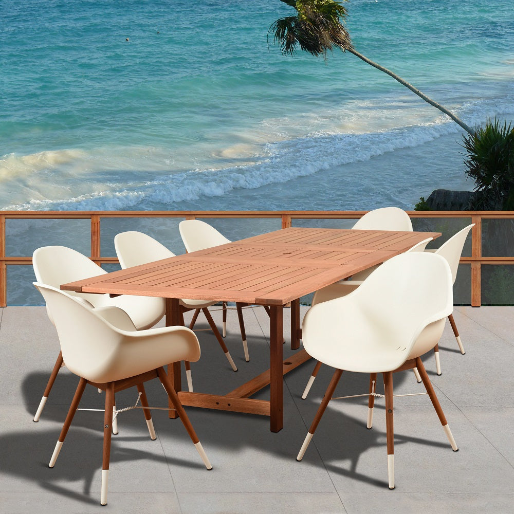 International Home Miami Amazonia Charlotte 9 Piece Rectangular Patio Dining Set