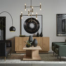 Sunpan Pasadena Wall Mirror Black / Brass