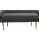 Sunpan Sammy Bench Black / Cream / Grey Sky