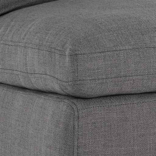 Sunpan Glenrose Wheeled Dining Chair in Effie Linen / Effie Smoke
