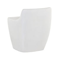 Sunpan Ledger Stool in Ash Grey Wood Look / Black / White