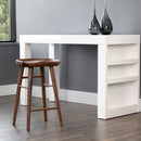 Sunpan Dominic Counter Stool in Black / Walnut / Light Oak
