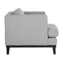 Sunpan Kaius Armchair in Limelight Oat / Limelight Silver