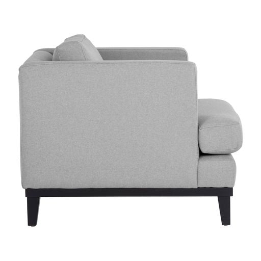 Sunpan Kaius Armchair in Limelight Oat / Limelight Silver