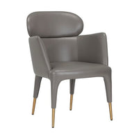Sunpan Melody Dining Armchair Napa Stone / Napa Taupe