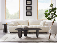 Greenington Zephyr Coffee Table, Wheat / Caviar