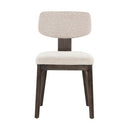 Sunpan Ricket Dining Chair Dark Brown - Dove Cream / Weathered Oak - Dove Cream
