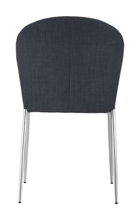 Zuo Modern Oulu Dining Chair in Tangerine/Graphite - Set of 4
