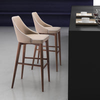 Zuo Modern Moor Barstool in Beige