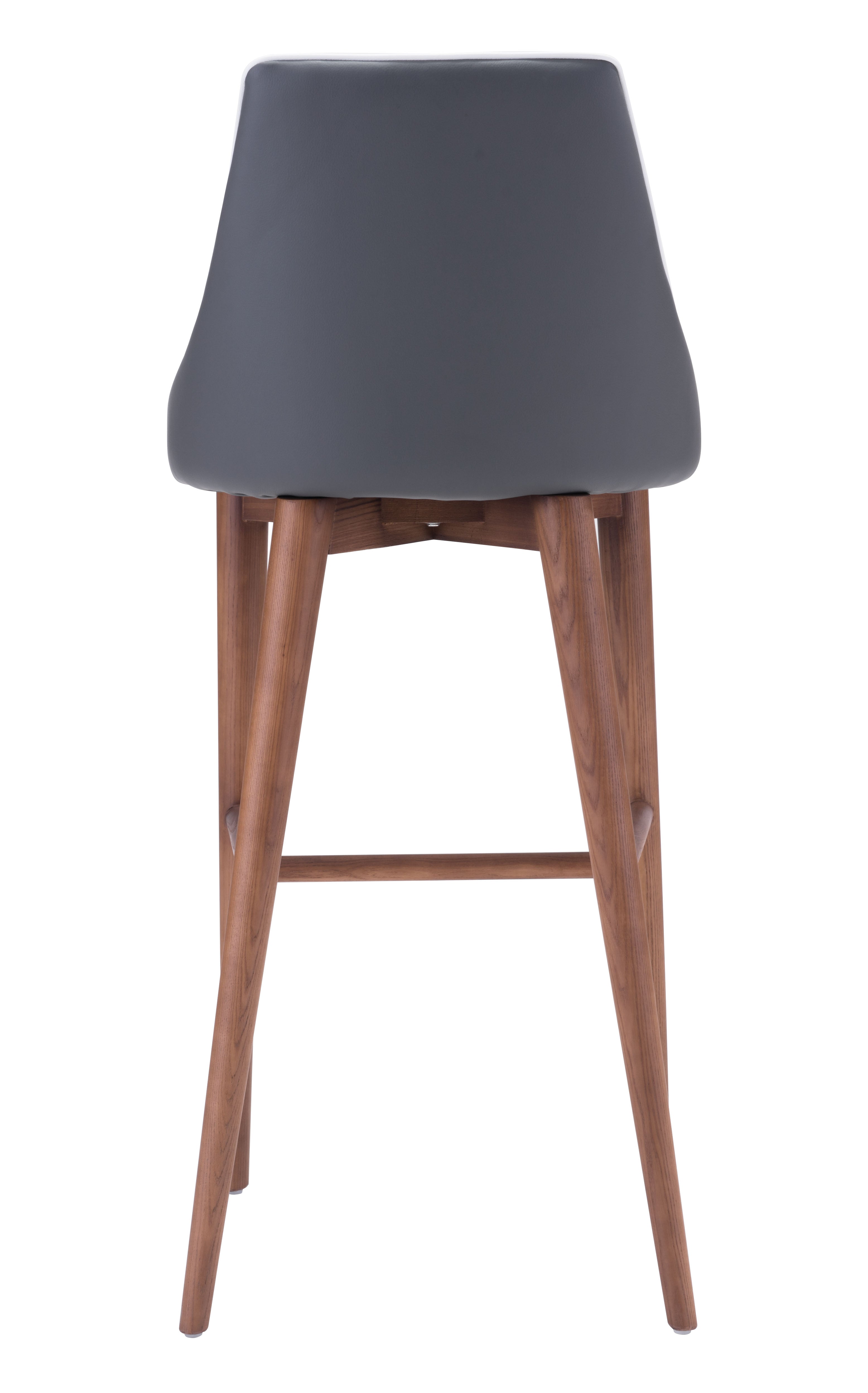 Zuo Modern Moor Barstool in Dark Gray