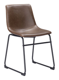 Zuo Modern Smart Dining Chair in Vintage Espresso - Set of 2