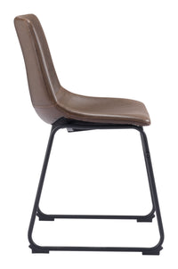 Zuo Modern Smart Dining Chair in Vintage Espresso - Set of 2