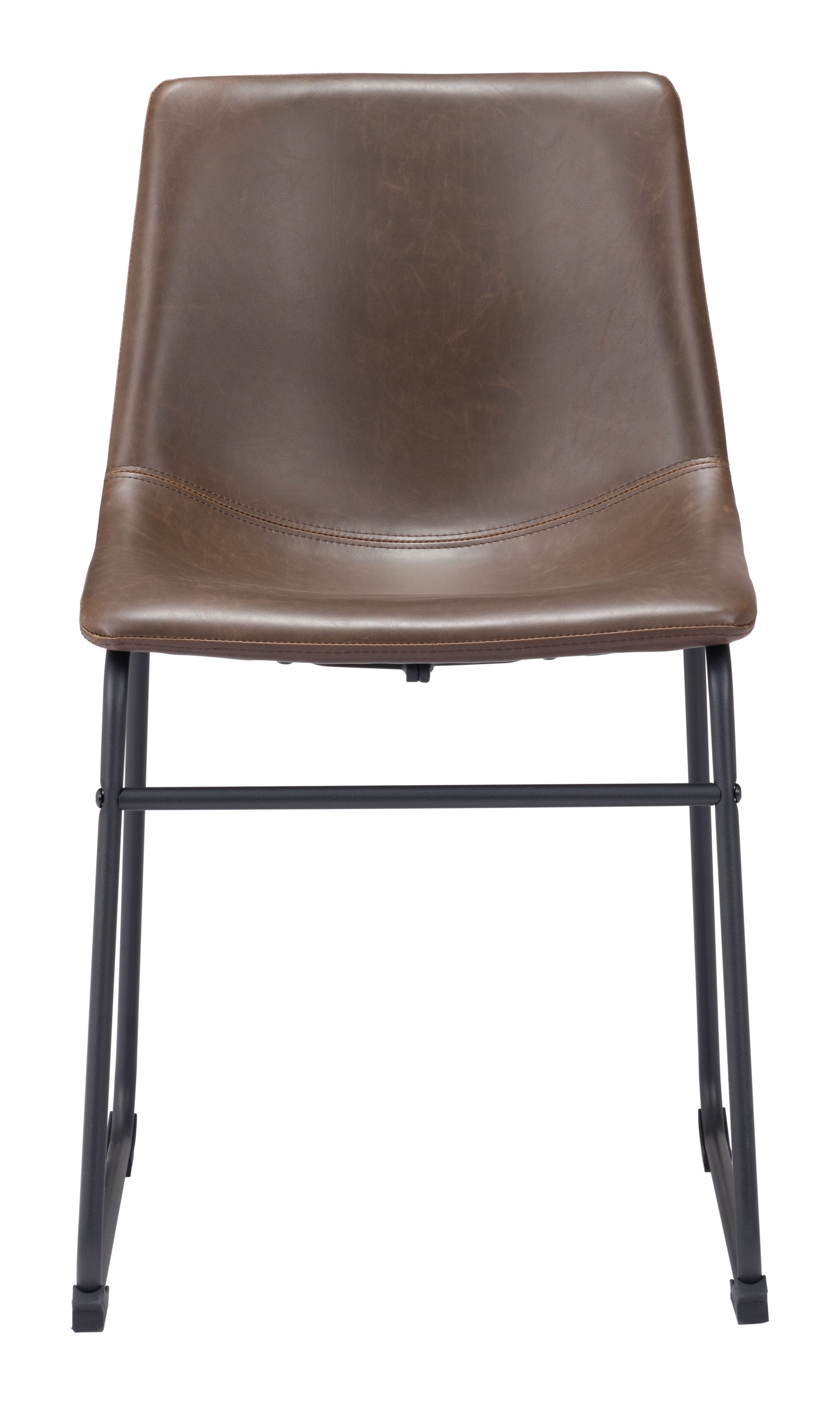 Zuo Modern Smart Dining Chair in Vintage Espresso - Set of 2