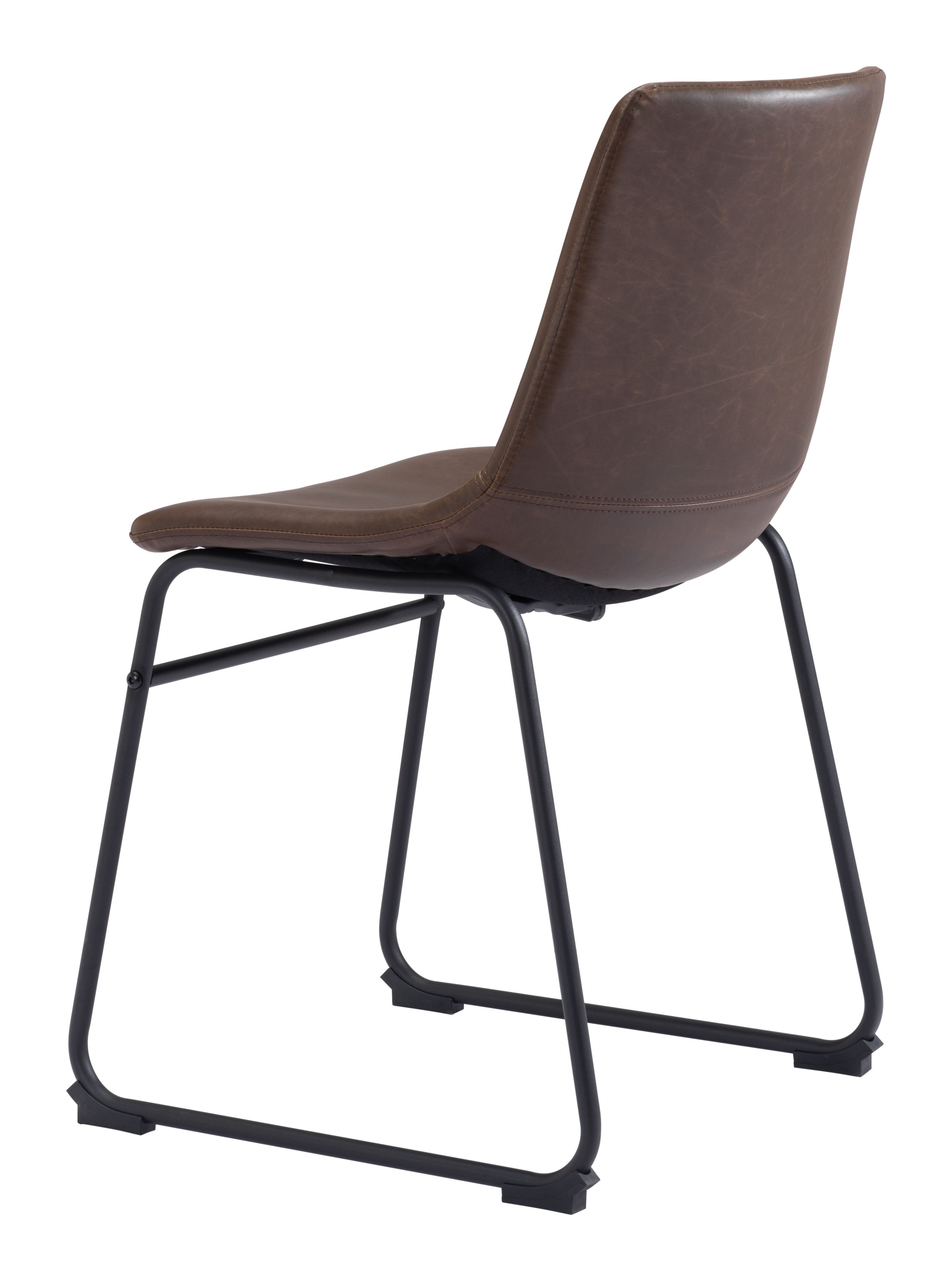 Zuo Modern Smart Dining Chair in Vintage Espresso - Set of 2