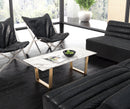 Zuo Modern Atlas Coffee Table White And Gold