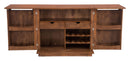 Zuo Modern Linea Bar Cabinet in Walnut