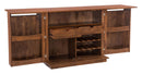 Zuo Modern Linea Bar Cabinet in Walnut