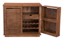 Zuo Modern Linea Bar Cabinet in Walnut