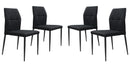 Zuo Modern Revolution Dining Chair in Black - Set of 4