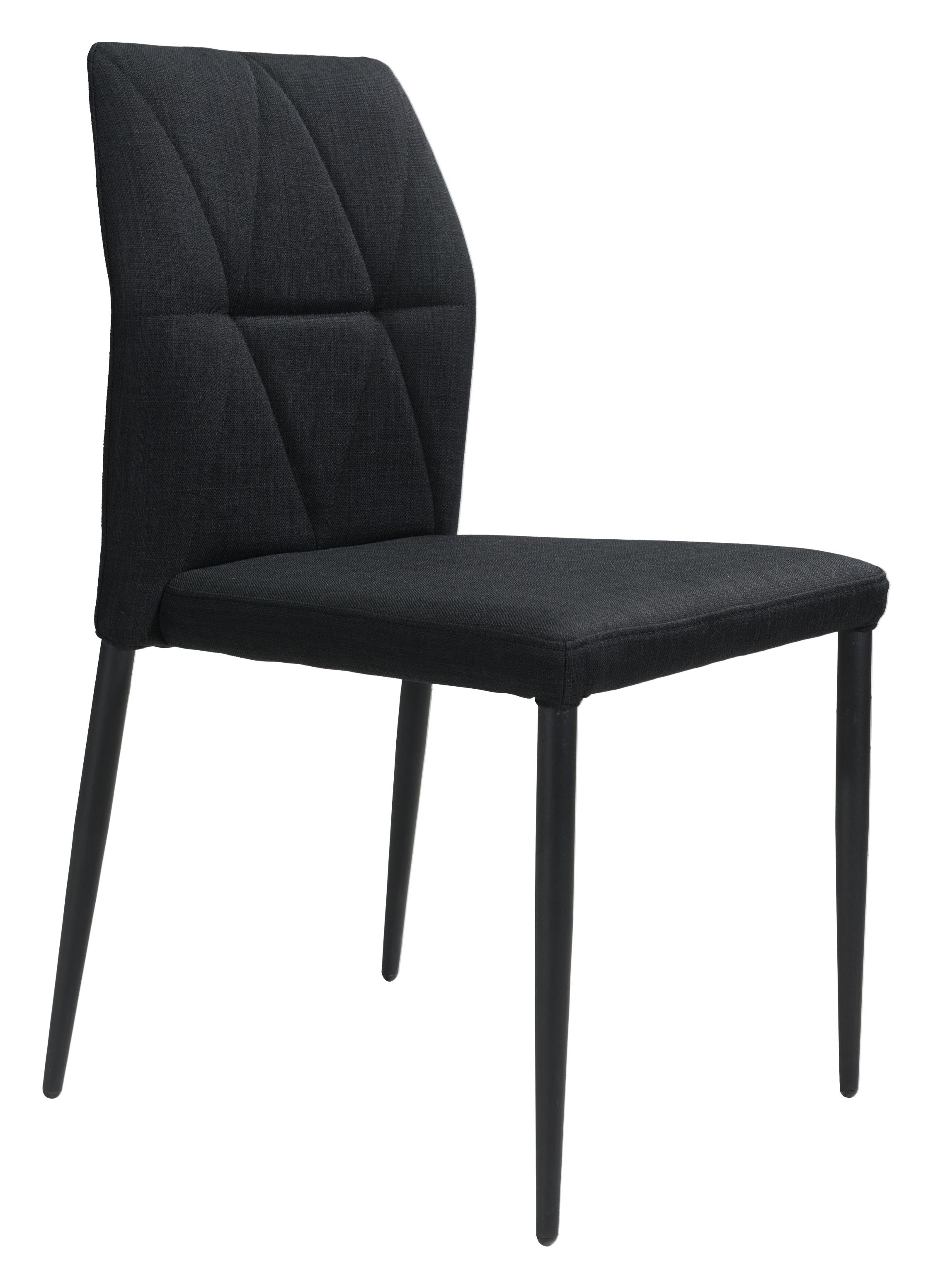 Zuo Modern Revolution Dining Chair in Black - Set of 4